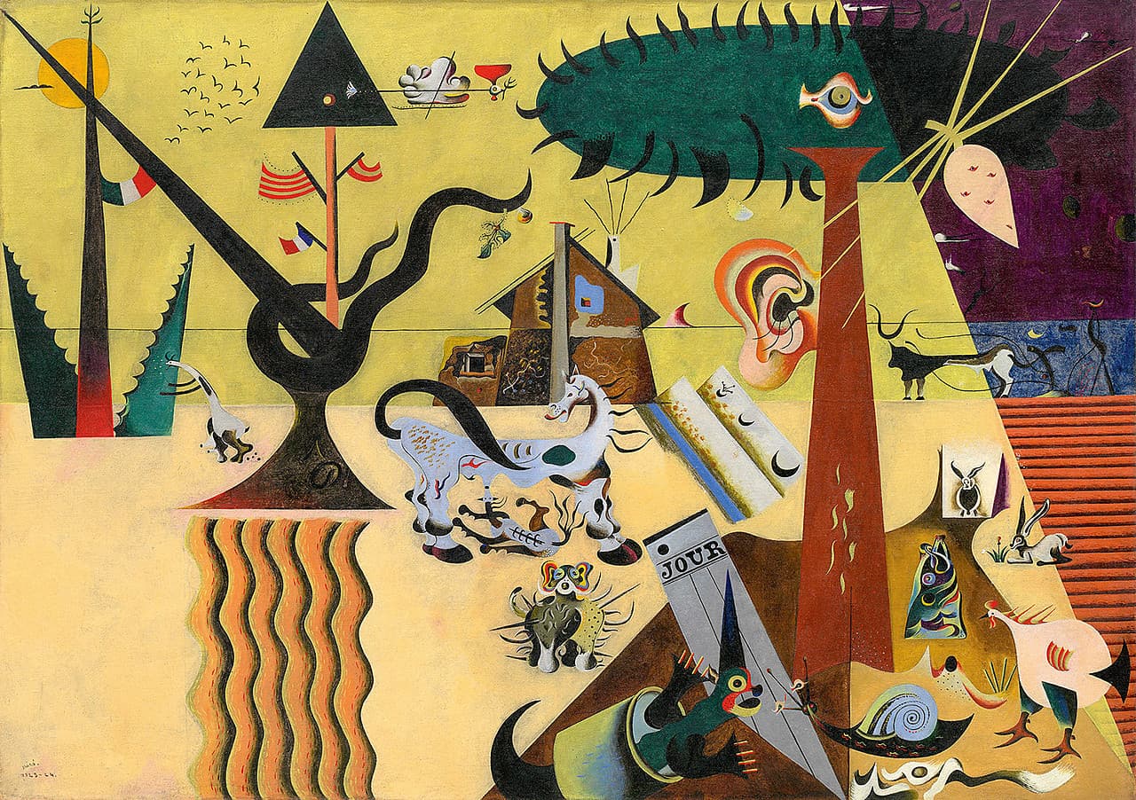 Joan Miró (1893–1983) уран бүтээлийн дээжээс